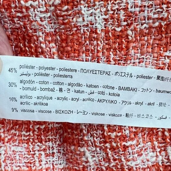 🎈HOST P 🎈 NEW ZARA Tweed Pleated Structured Mini High Waist Plaid Skirt, XXL - Picture 14 of 16